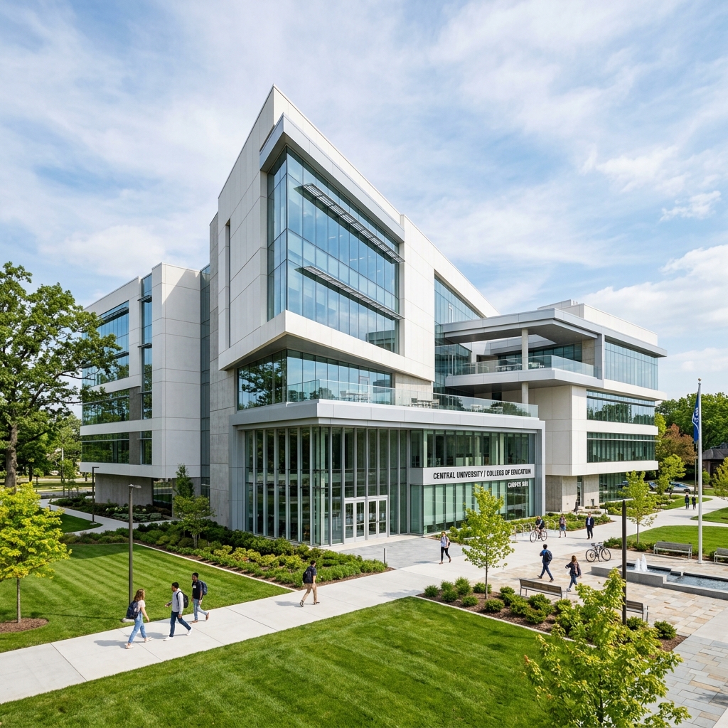 Modern School Building
